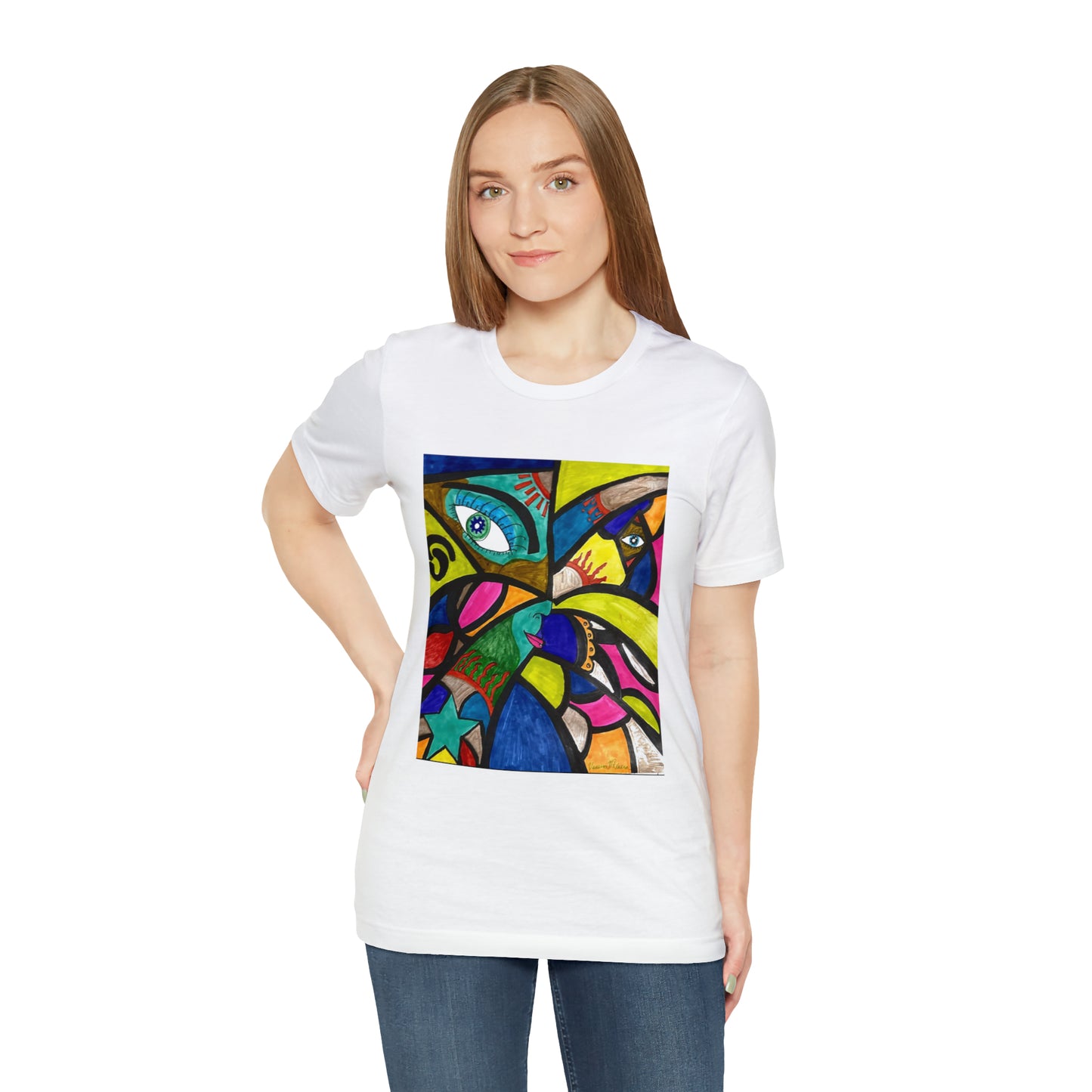 Abstract - Unisex Jersey Short Sleeve Tee