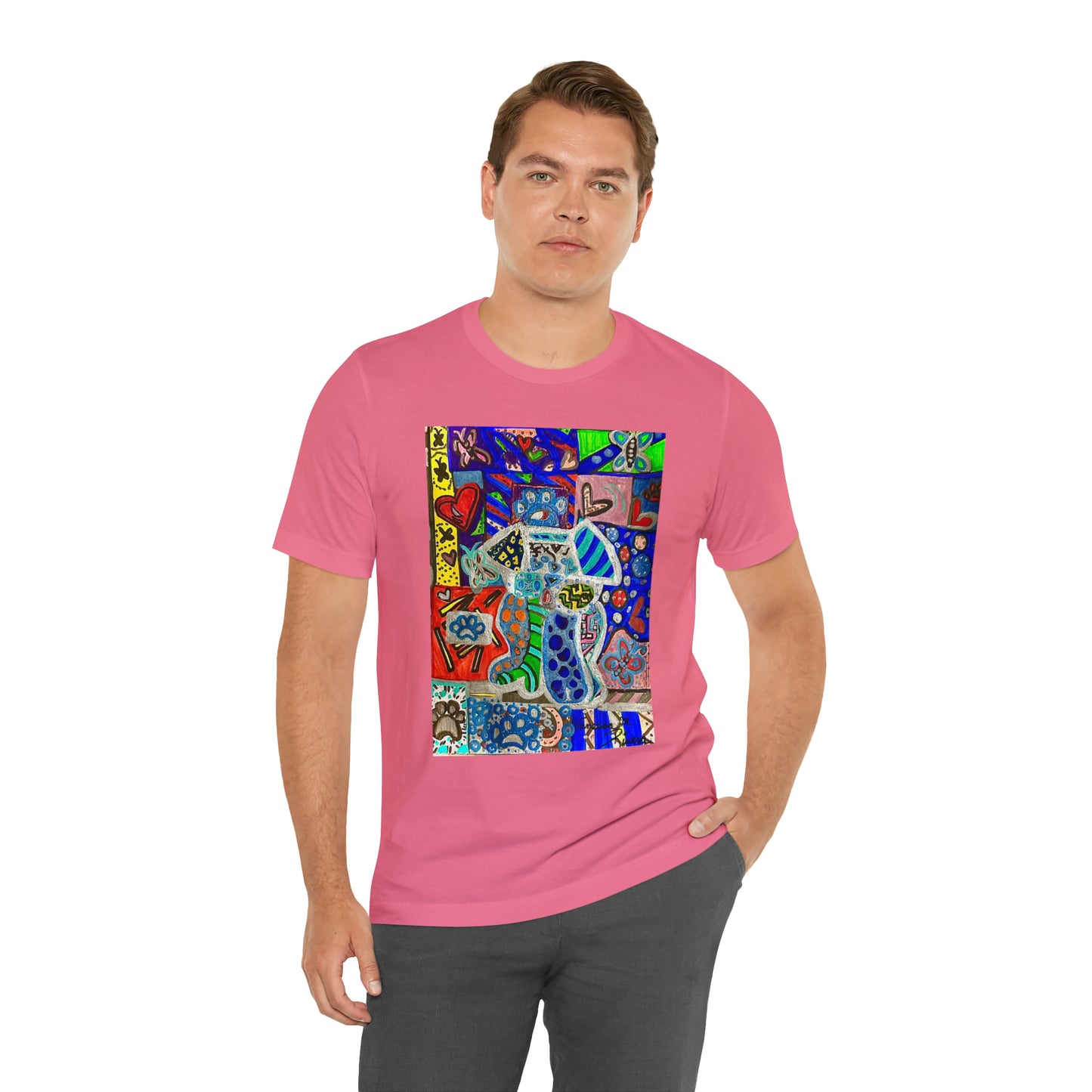 Abstract - Unisex Jersey Short Sleeve Tee