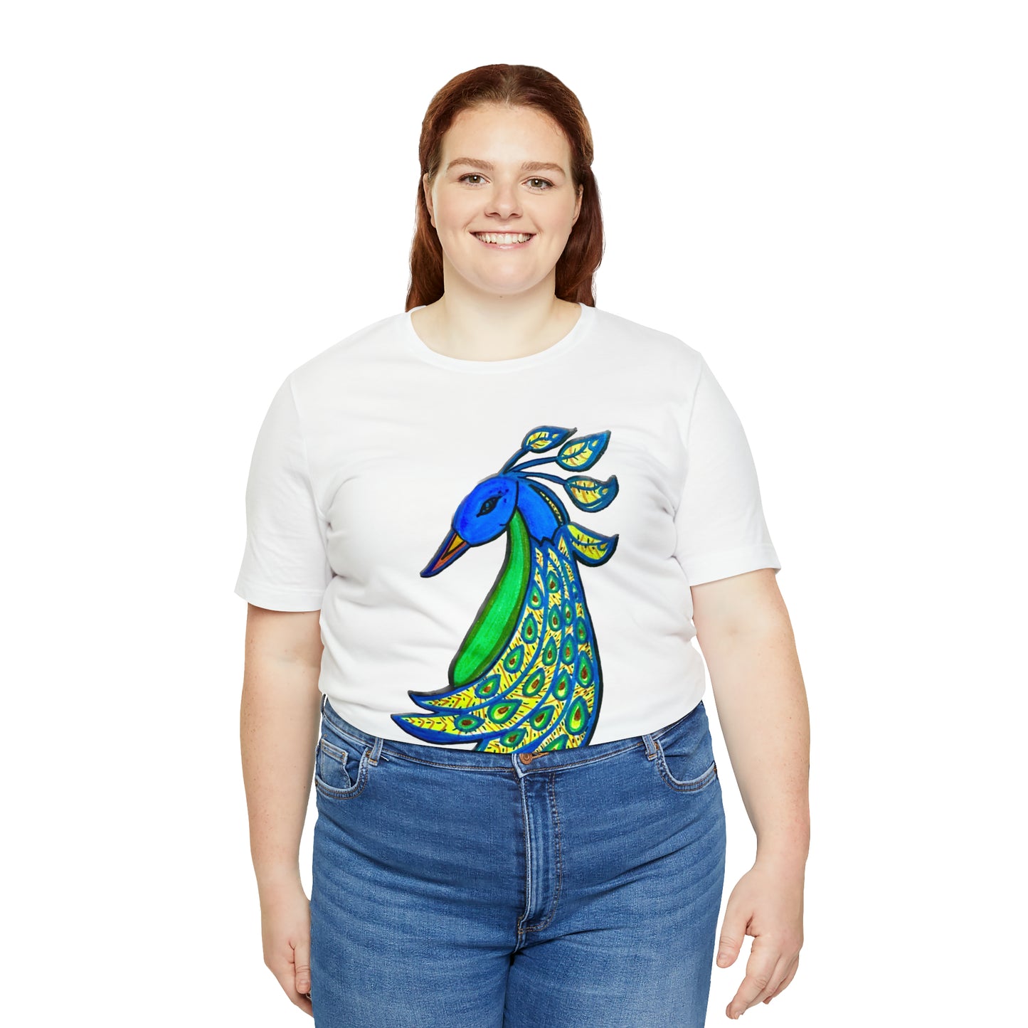 Peacock - Unisex Jersey Short Sleeve Tee