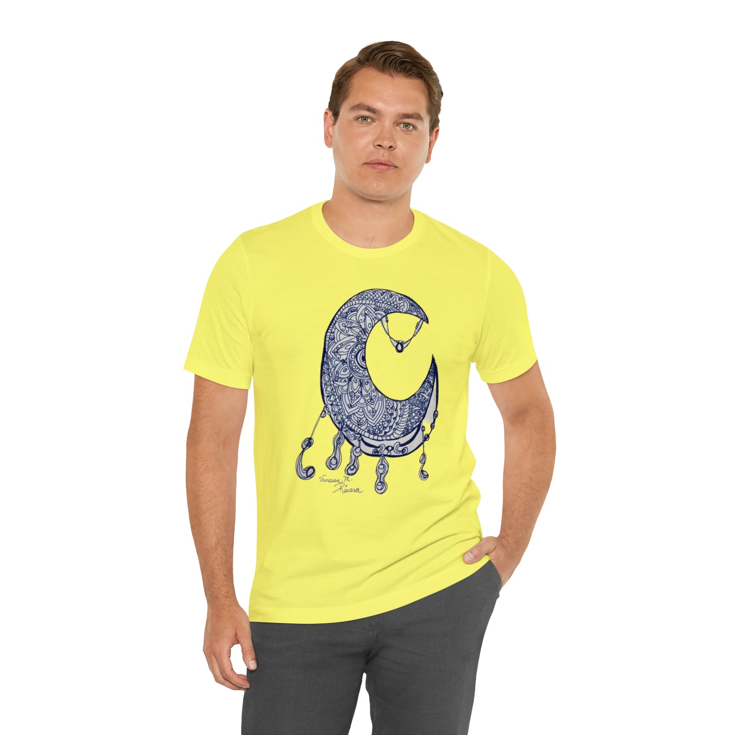 Moon - Unisex Jersey Short Sleeve Tee