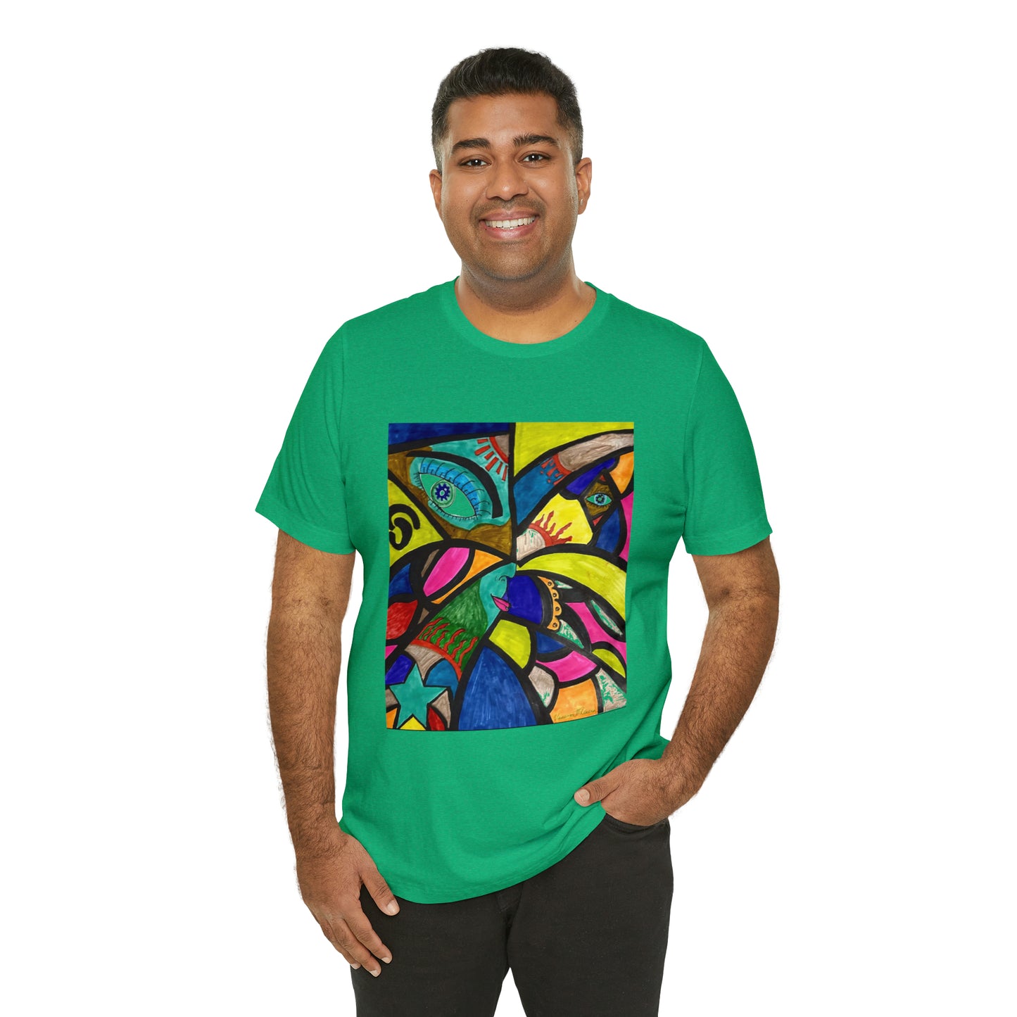 Abstract - Unisex Jersey Short Sleeve Tee