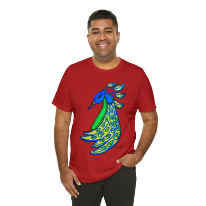 Peacock - Unisex Jersey Short Sleeve Tee