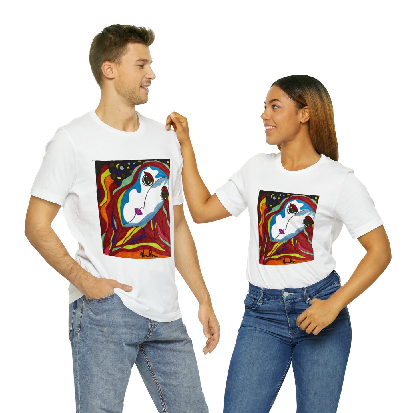 Face - Unisex Jersey Short Sleeve Tee