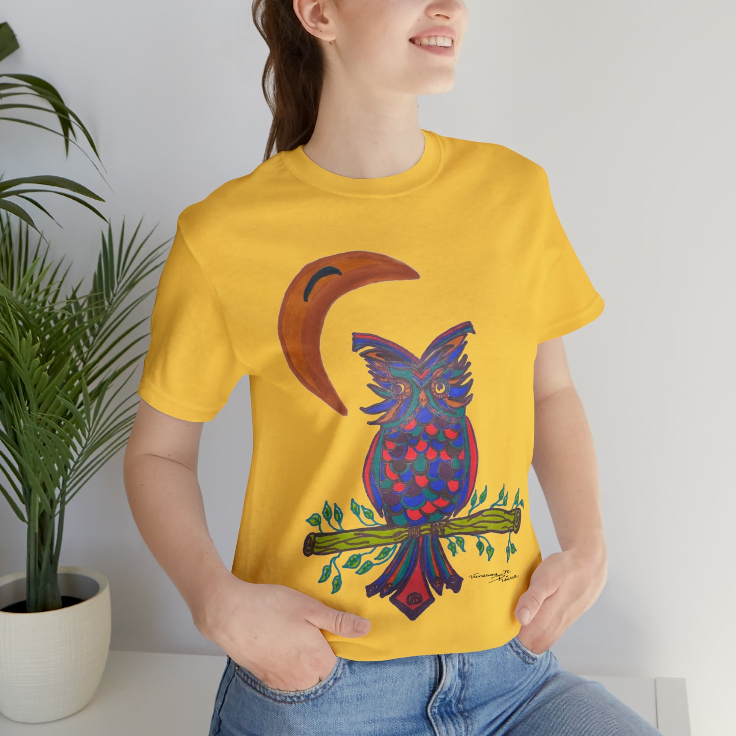 Owl - Unisex Jersey Short Sleeve Tee