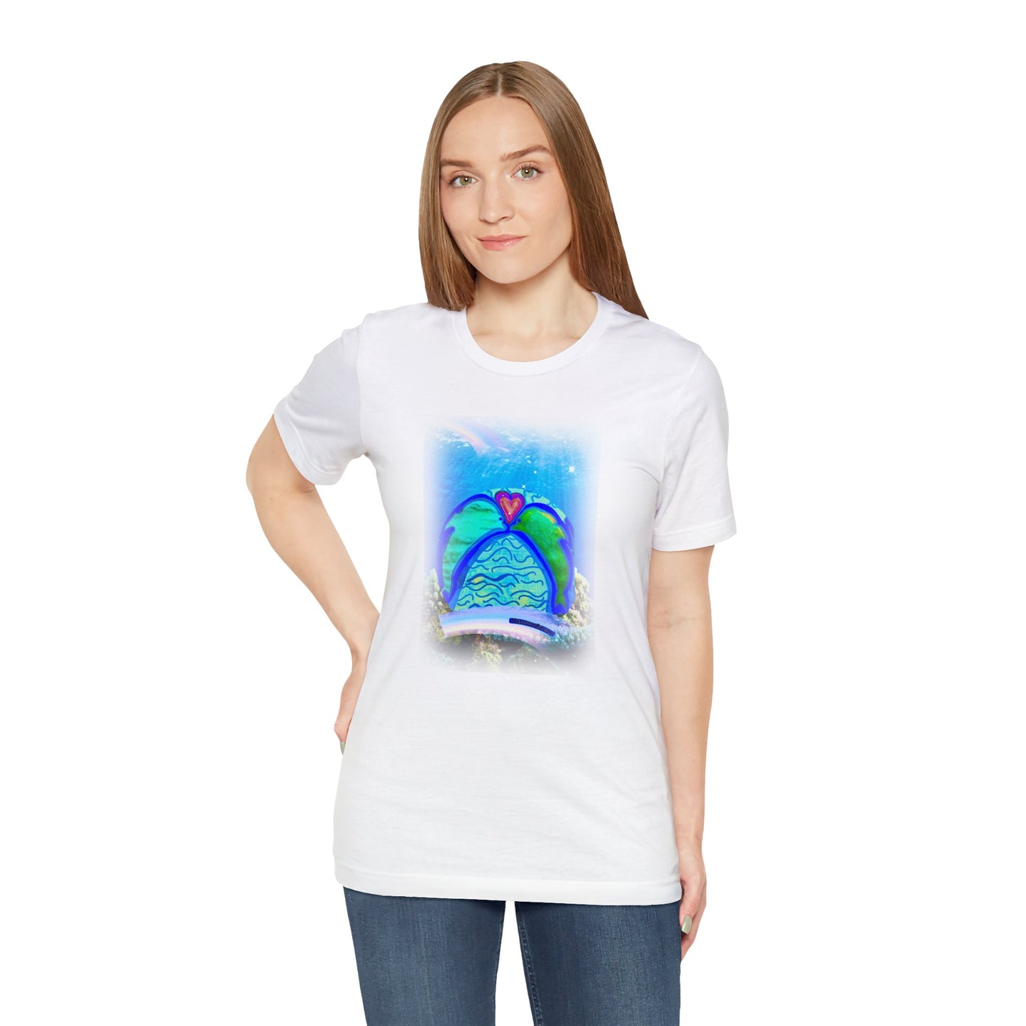 dolphin - Unisex Jersey Short Sleeve Tee