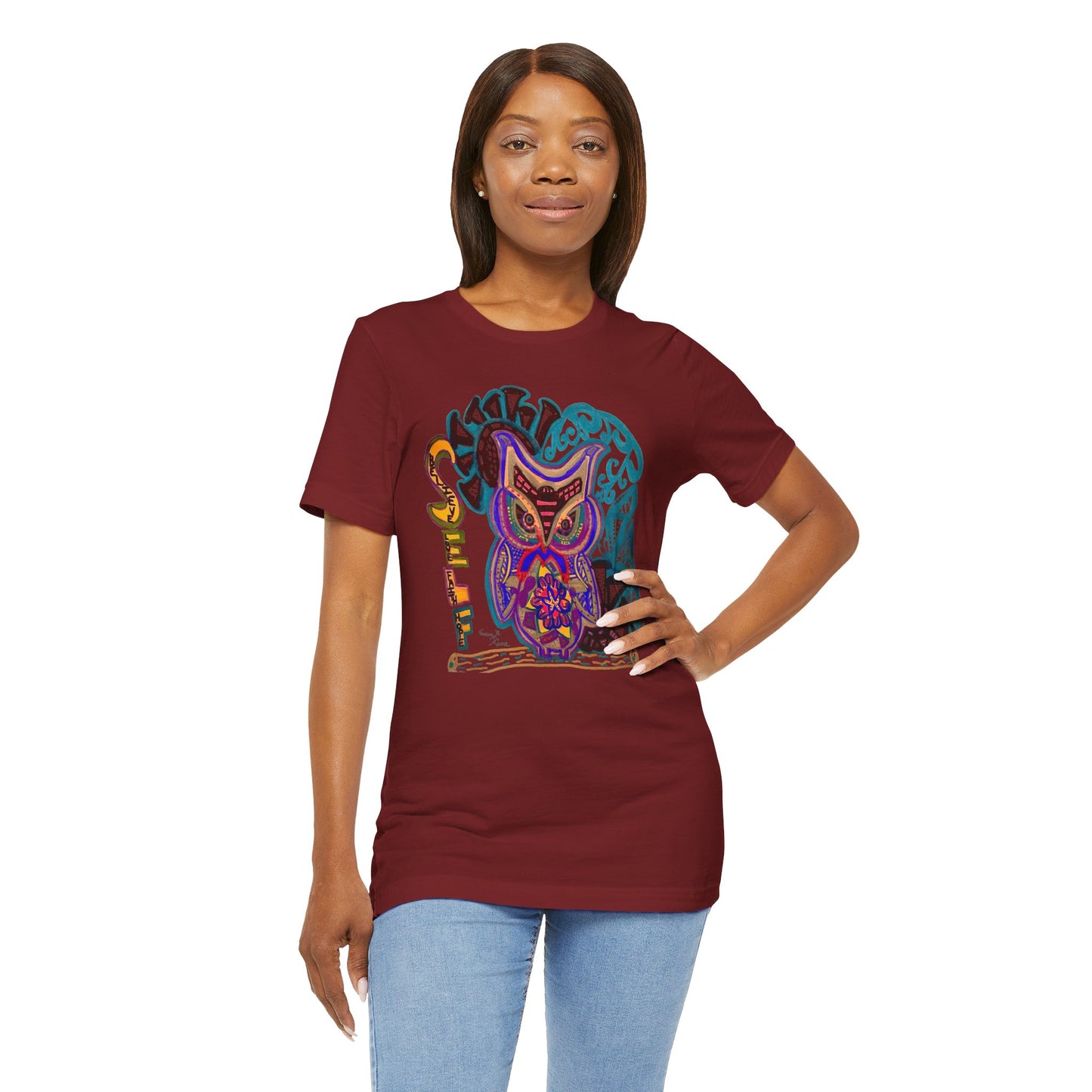 Owl - Unisex Jersey Short Sleeve Tee