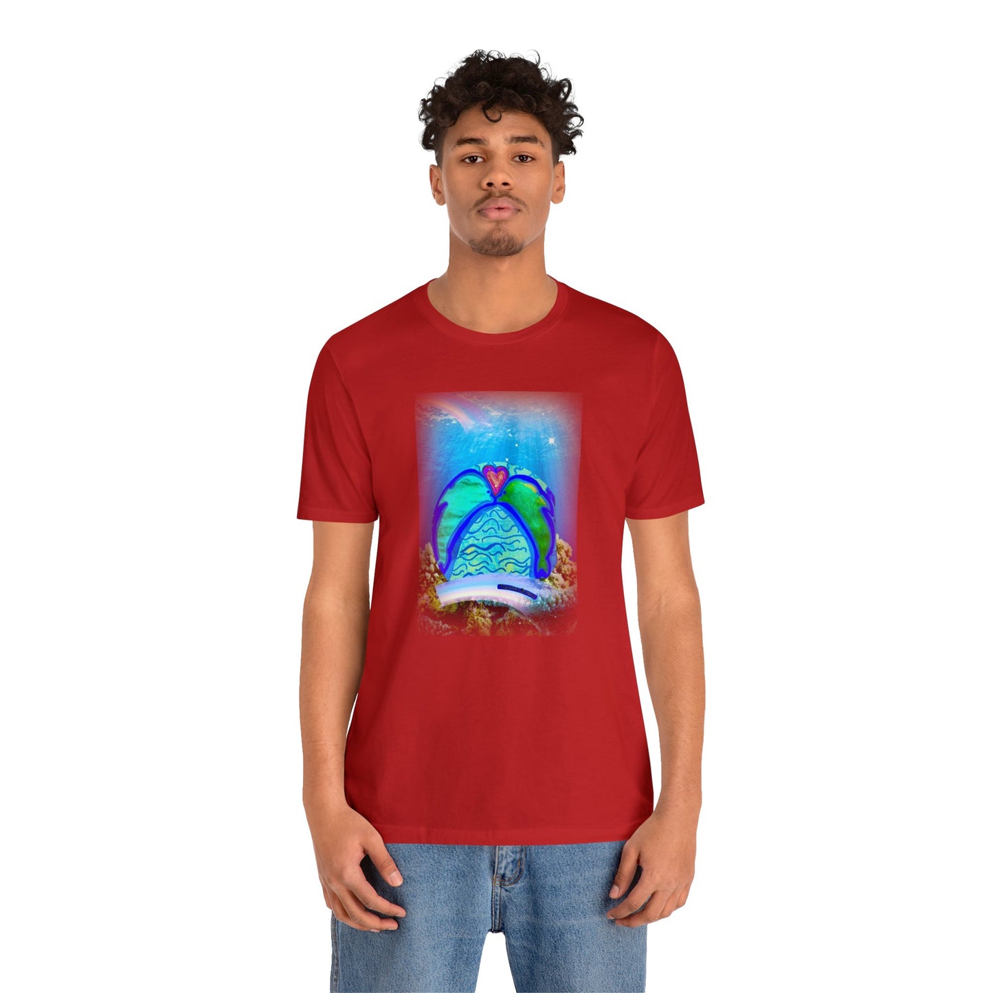 dolphin - Unisex Jersey Short Sleeve Tee