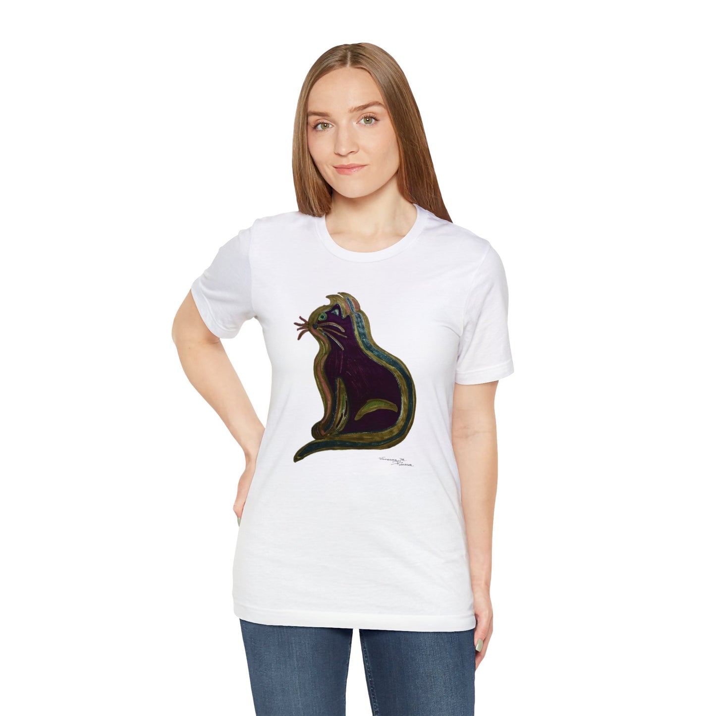 cat - Unisex Jersey Short Sleeve Tee