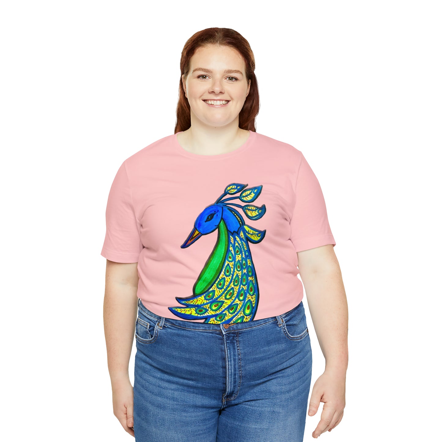 Peacock - Unisex Jersey Short Sleeve Tee