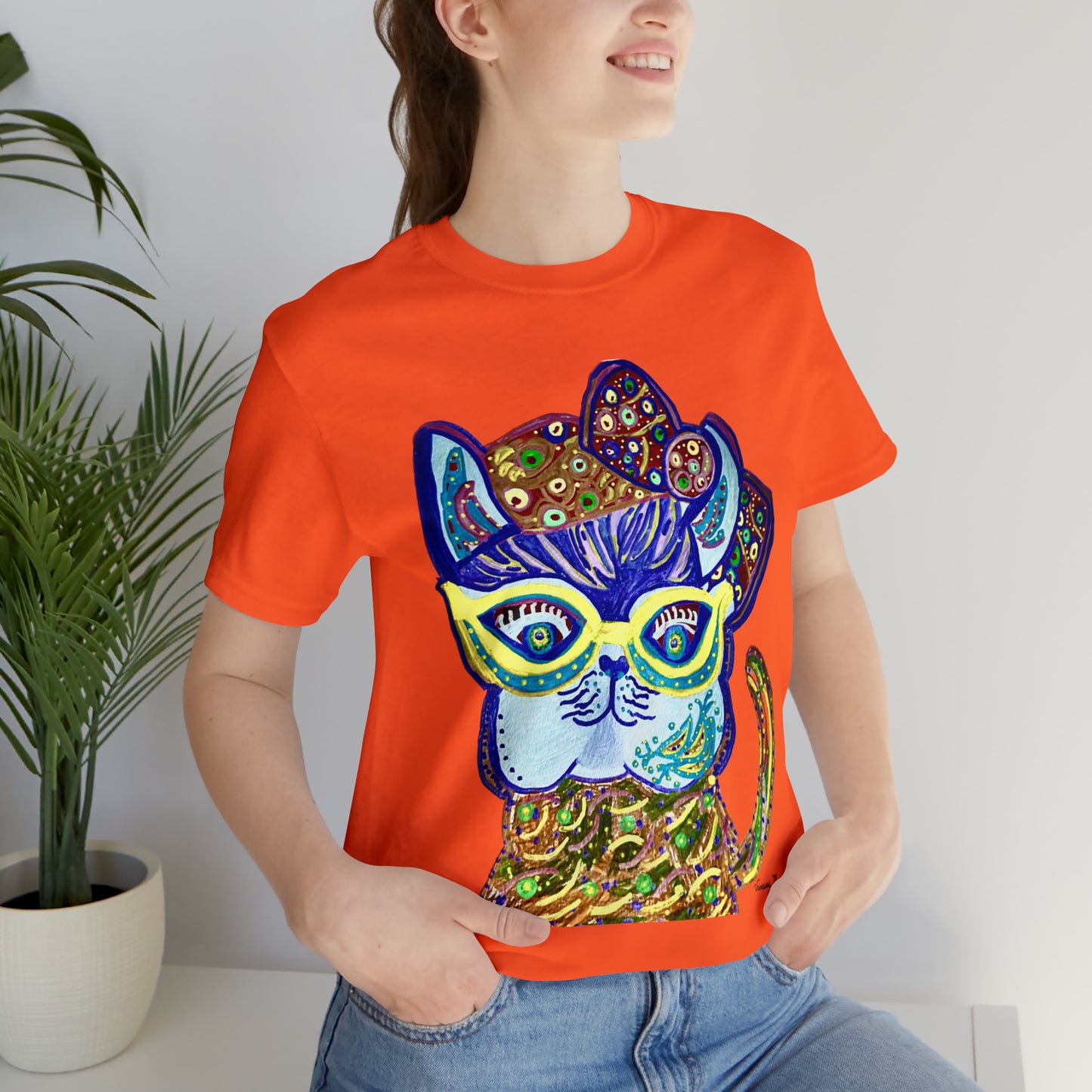 Cat - Unisex Jersey Short Sleeve Tee