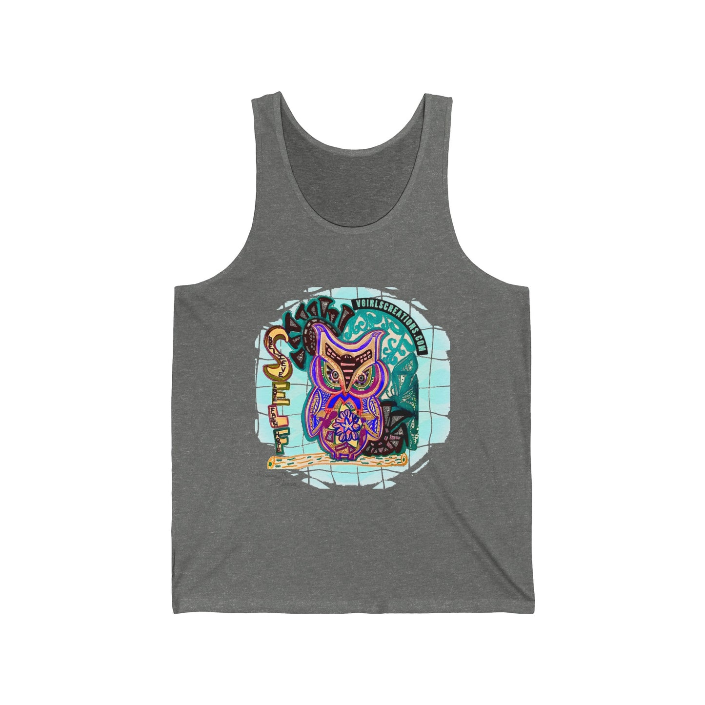 Owl - Unisex Jersey Tank