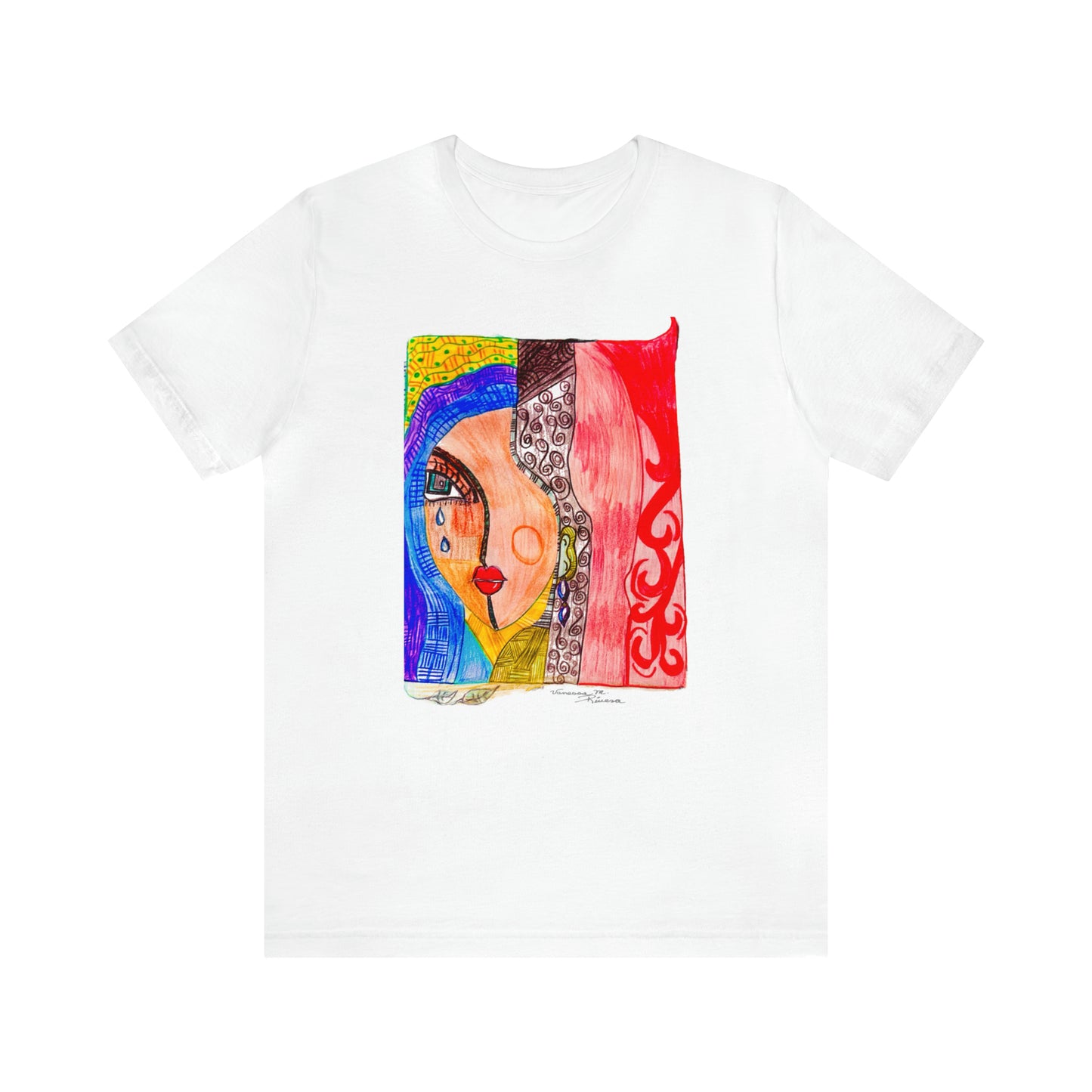 face - Unisex Jersey Short Sleeve Tee