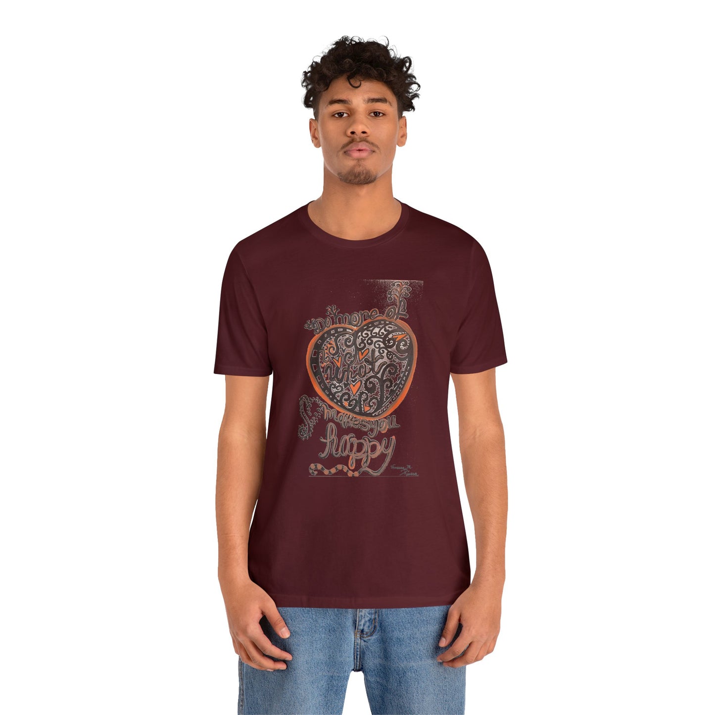 heart - Unisex Jersey Short Sleeve Tee