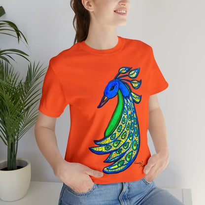 Peacock - Unisex Jersey Short Sleeve Tee