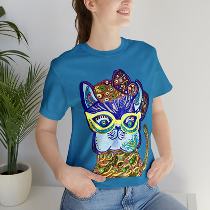 Cat - Unisex Jersey Short Sleeve Tee