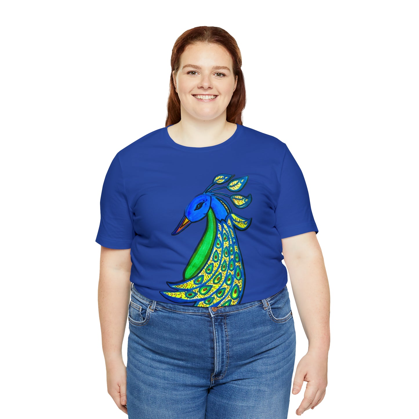 Peacock - Unisex Jersey Short Sleeve Tee