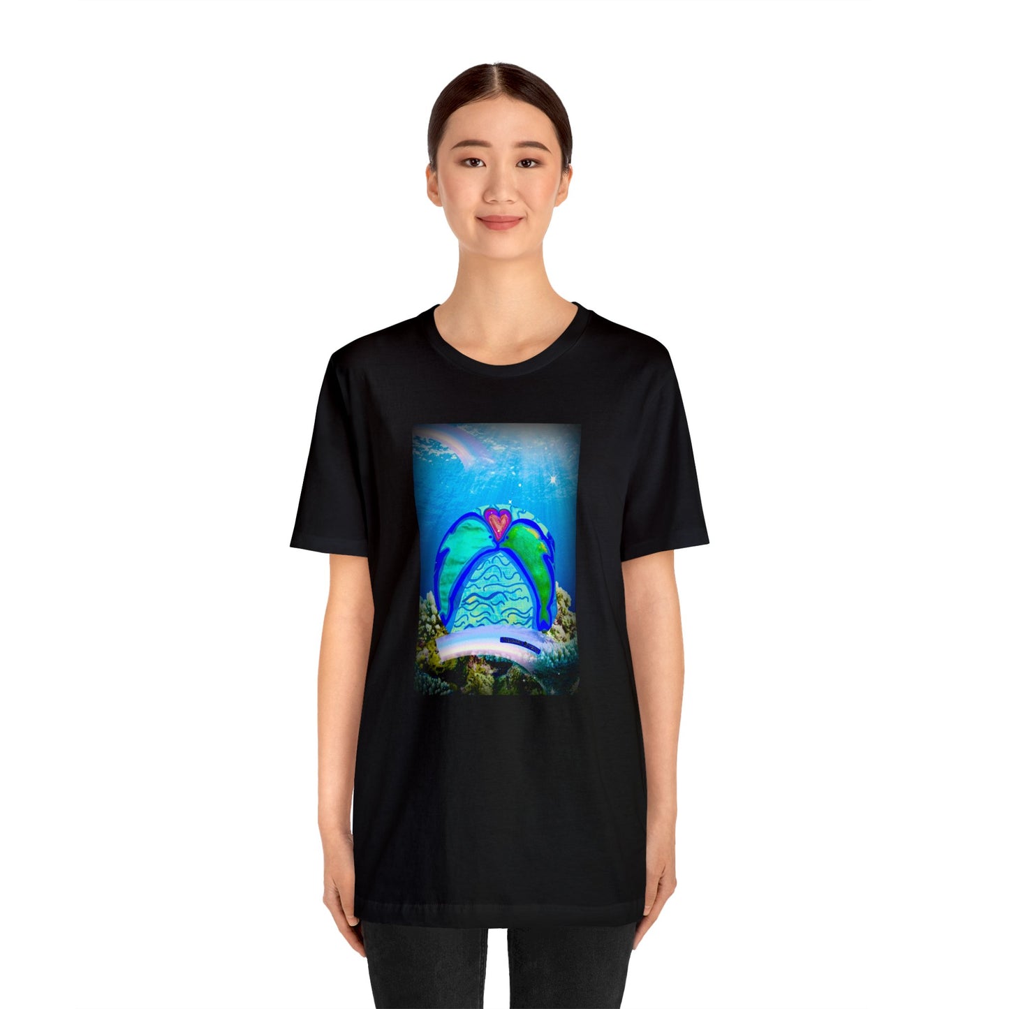 dolphin - Unisex Jersey Short Sleeve Tee