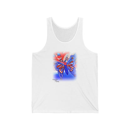 butterfly - Unisex Jersey Tank