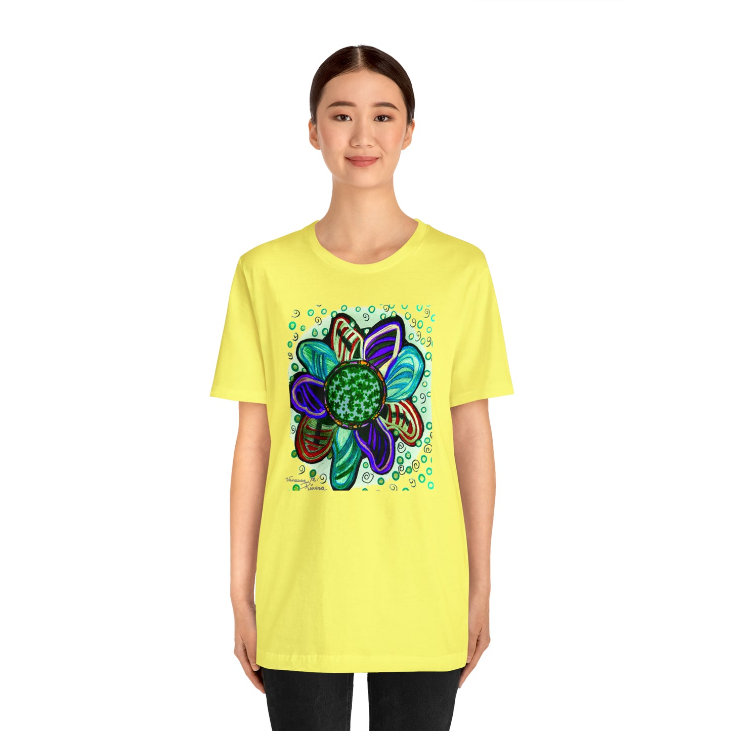 flower - Unisex Jersey Short Sleeve Tee