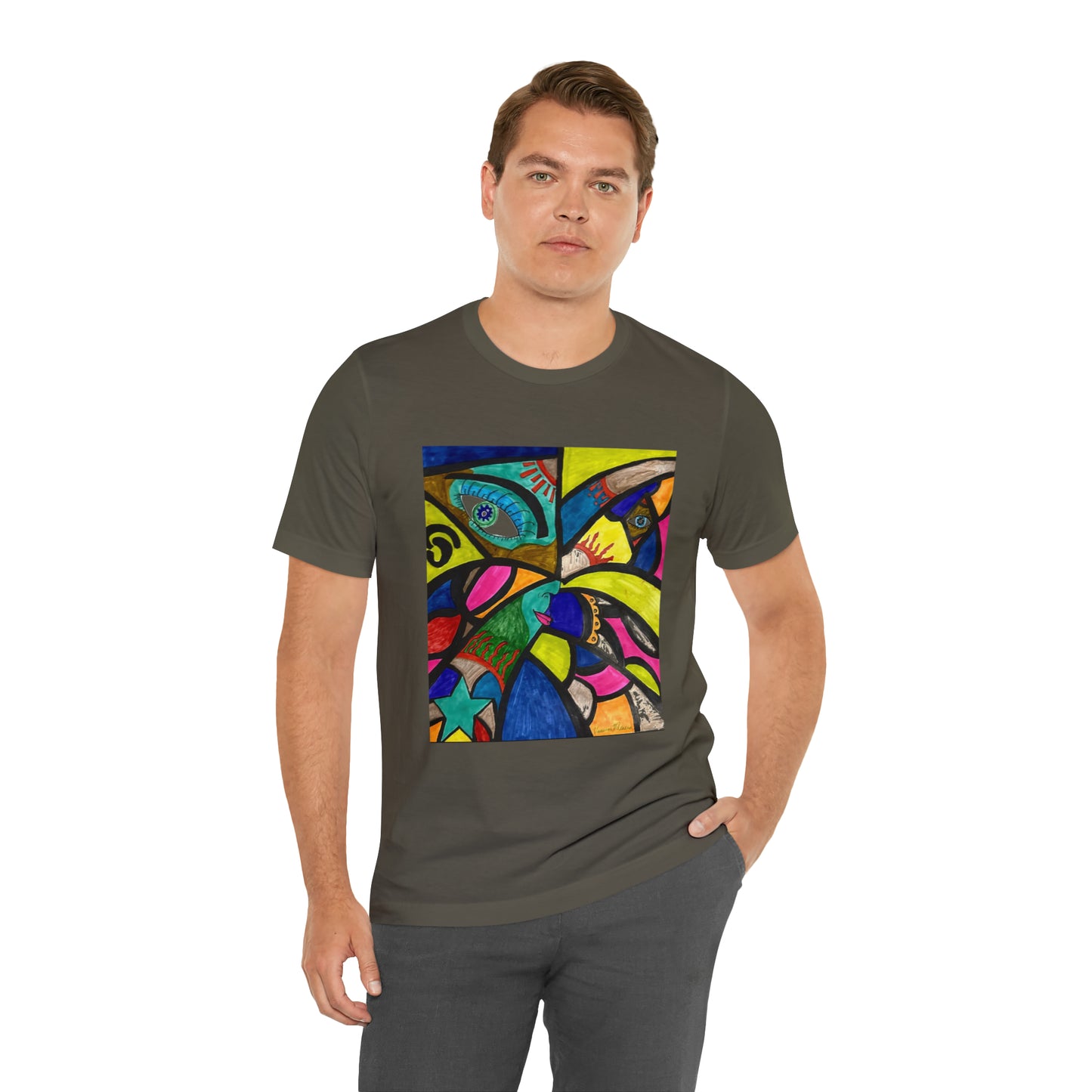 Abstract - Unisex Jersey Short Sleeve Tee