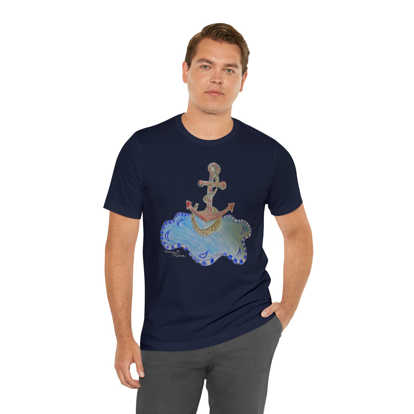 Anchor - Unisex Jersey Short Sleeve Tee