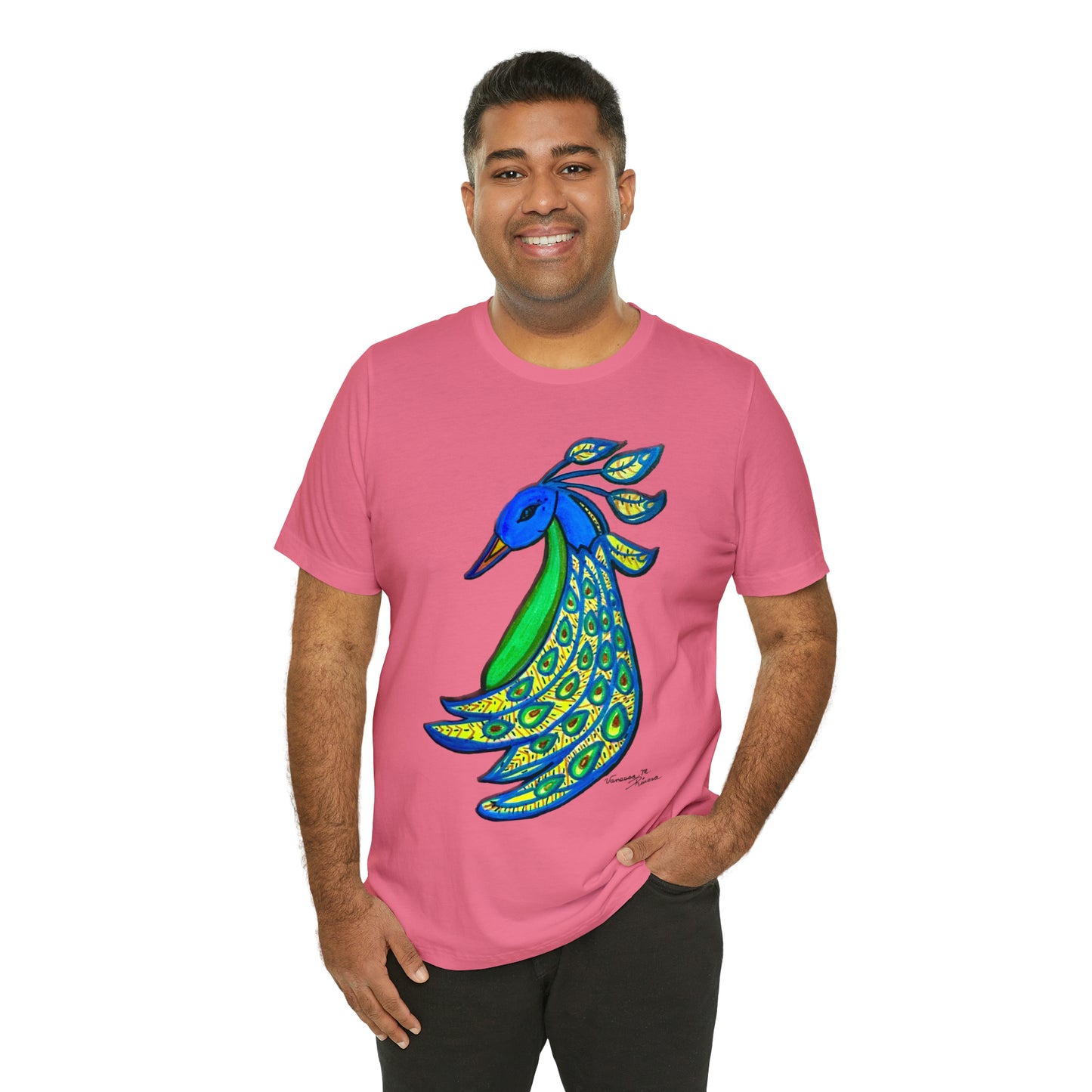 Peacock - Unisex Jersey Short Sleeve Tee