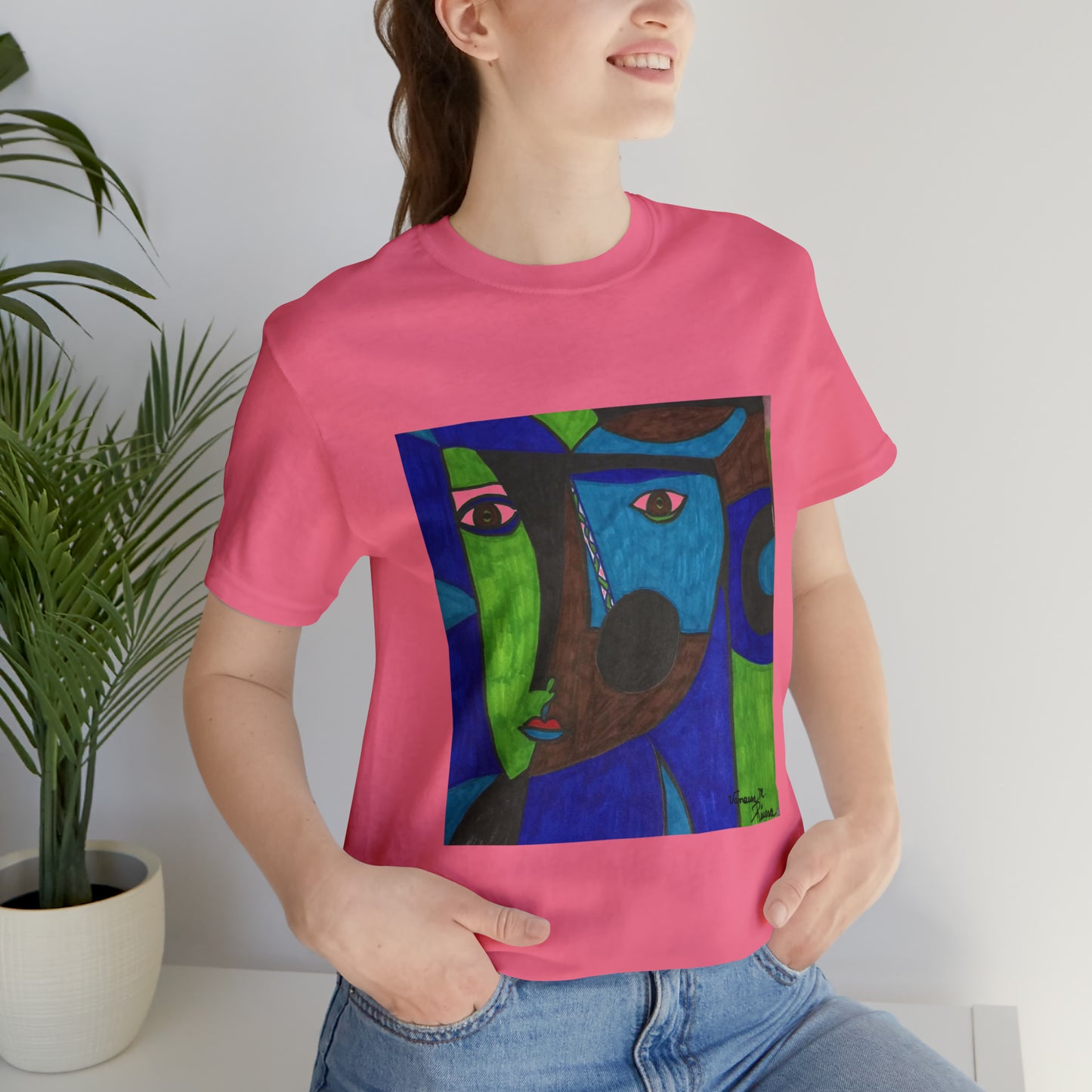 Face - Unisex Jersey Short Sleeve Tee