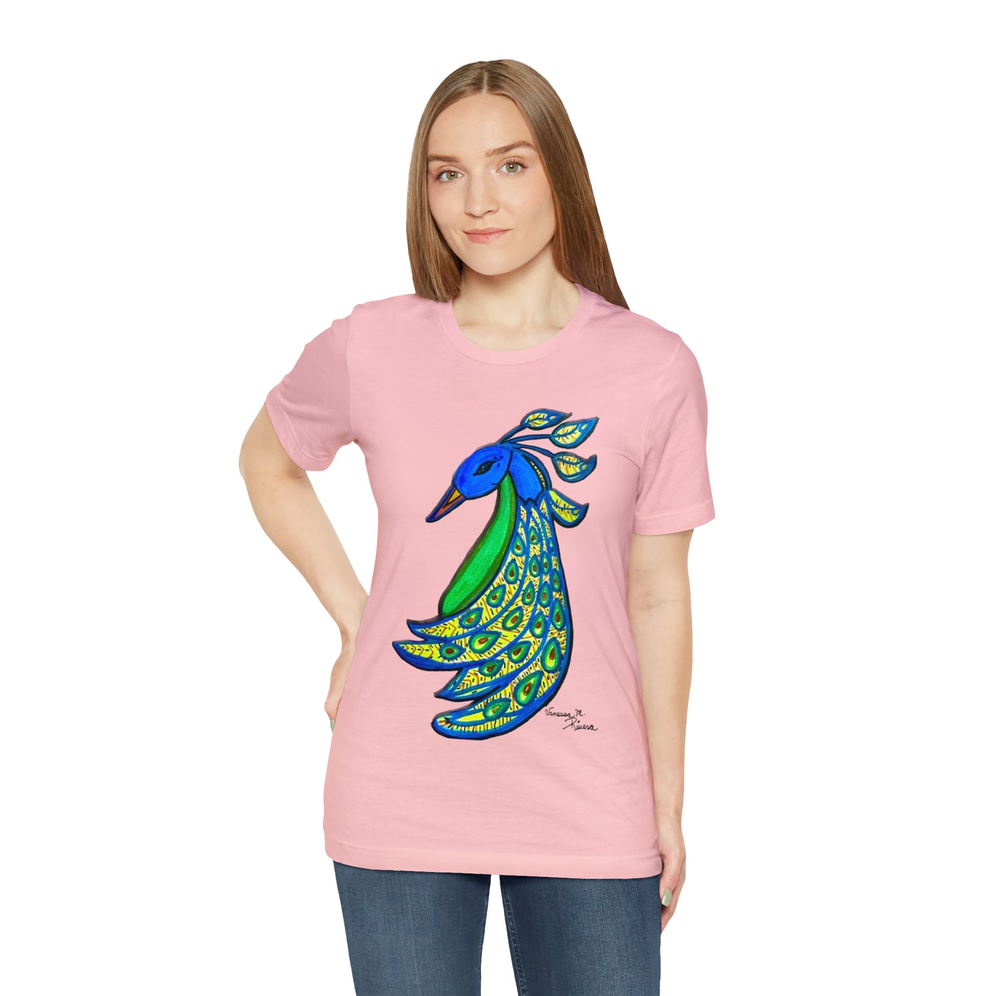 Peacock - Unisex Jersey Short Sleeve Tee