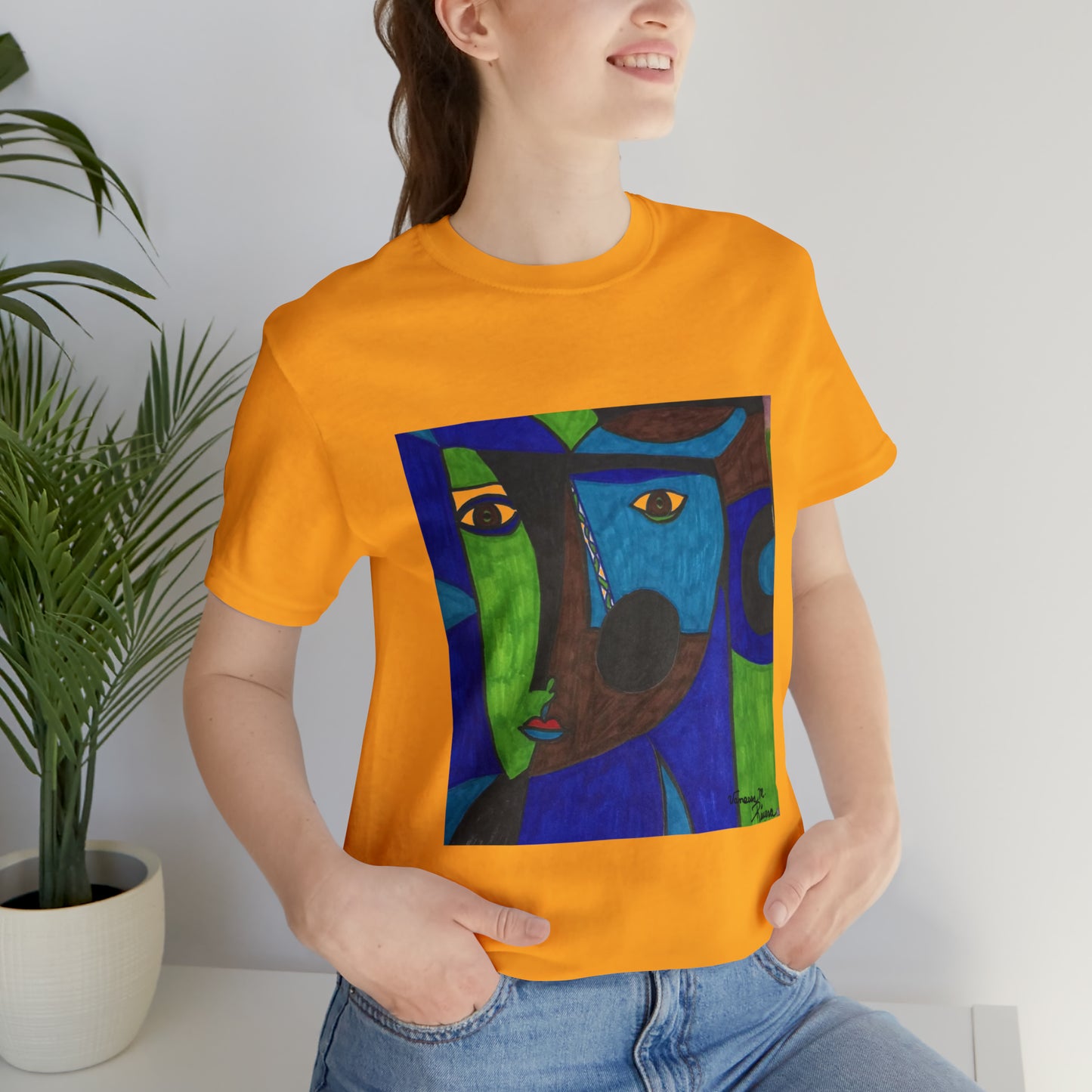 Face - Unisex Jersey Short Sleeve Tee