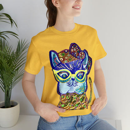 Cat - Unisex Jersey Short Sleeve Tee