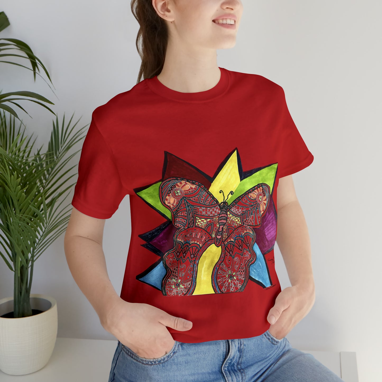 Butterfly - Unisex Jersey Short Sleeve Tee