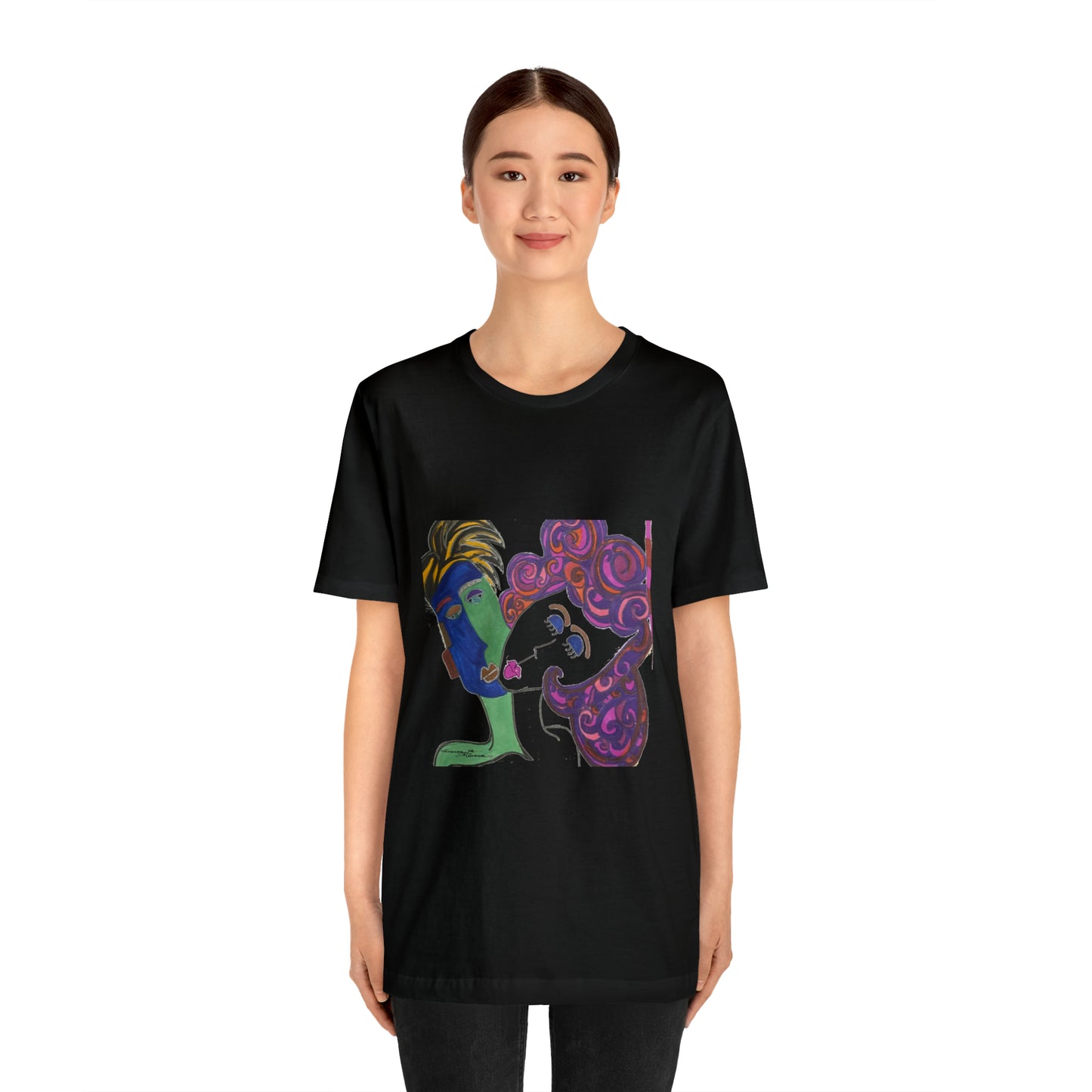 Faces - Unisex Jersey Short Sleeve Tee