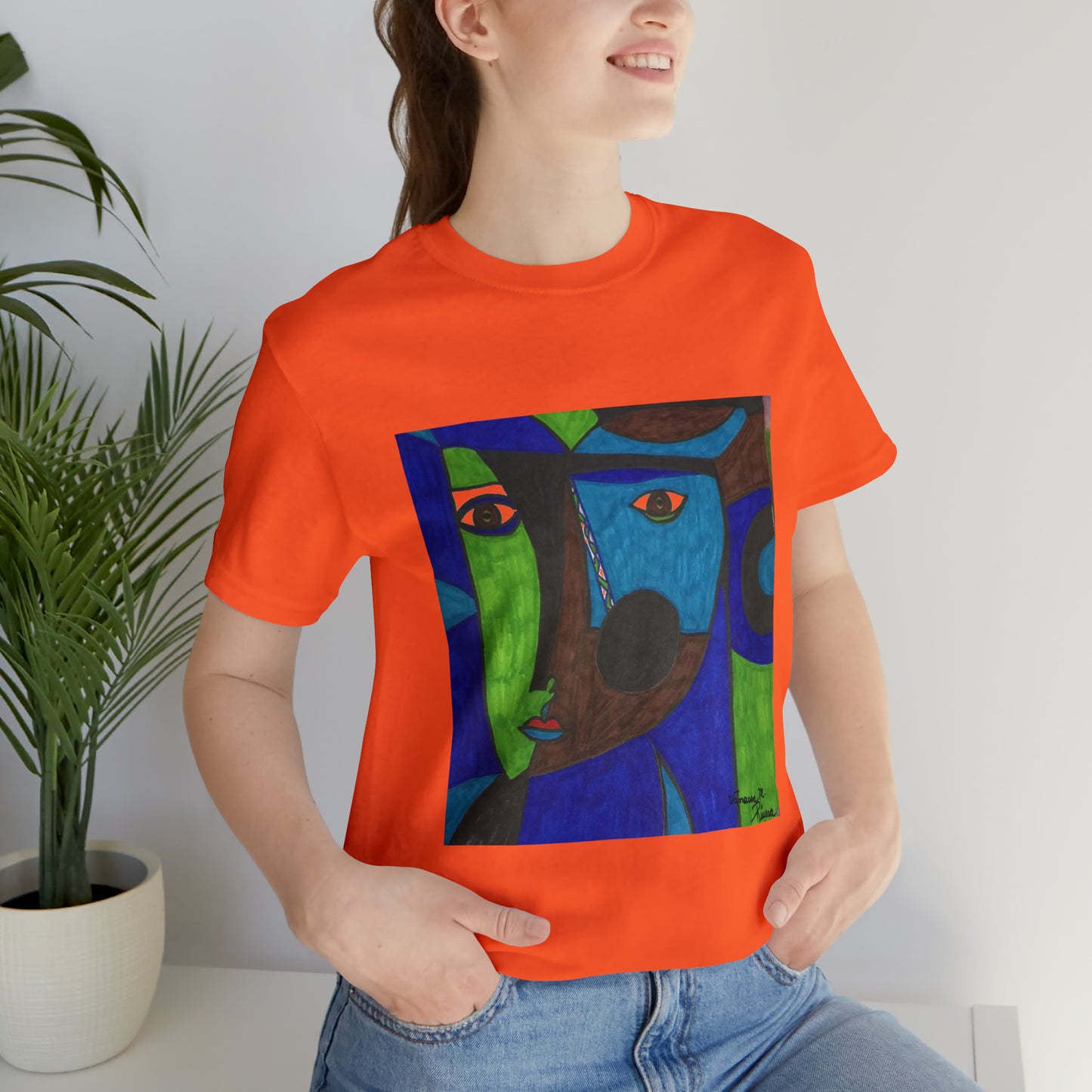 Face - Unisex Jersey Short Sleeve Tee