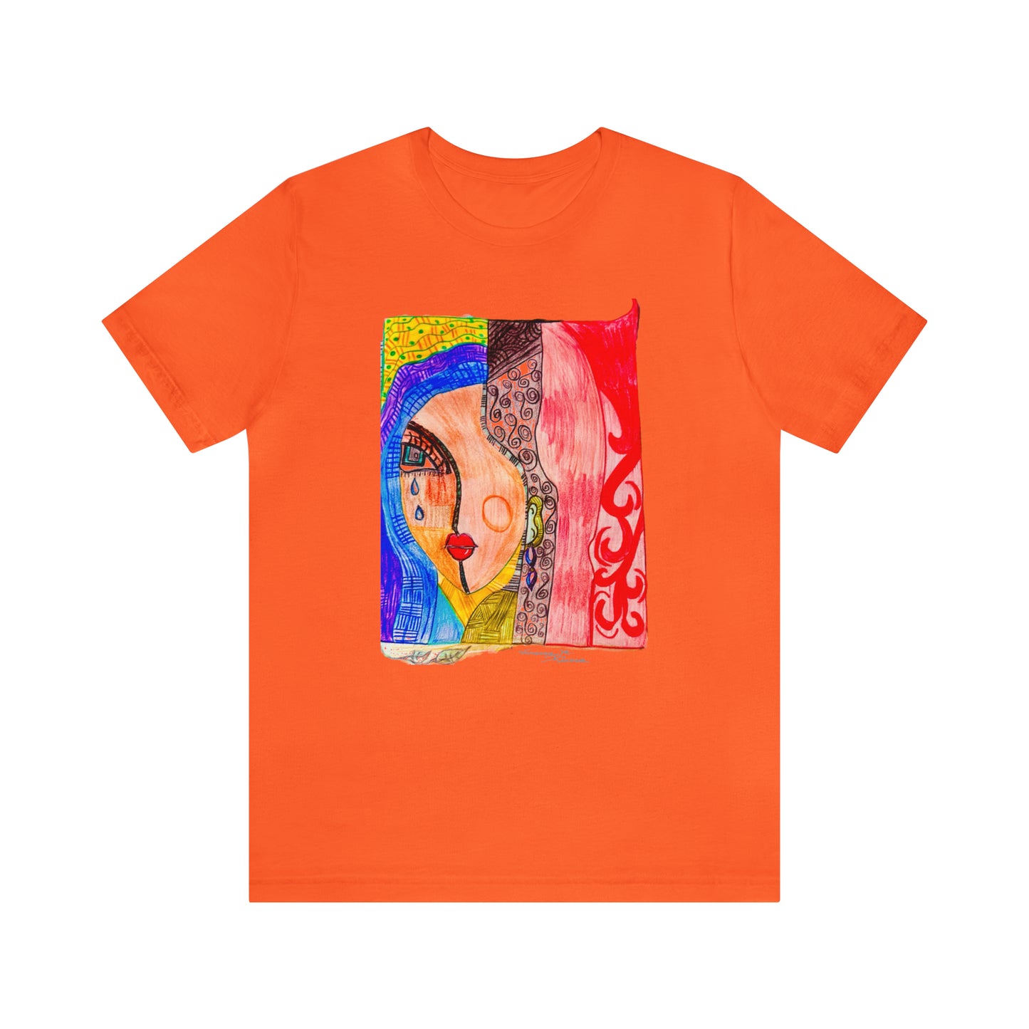 face - Unisex Jersey Short Sleeve Tee