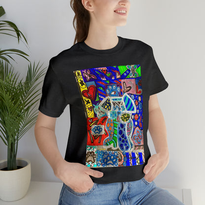 Abstract - Unisex Jersey Short Sleeve Tee