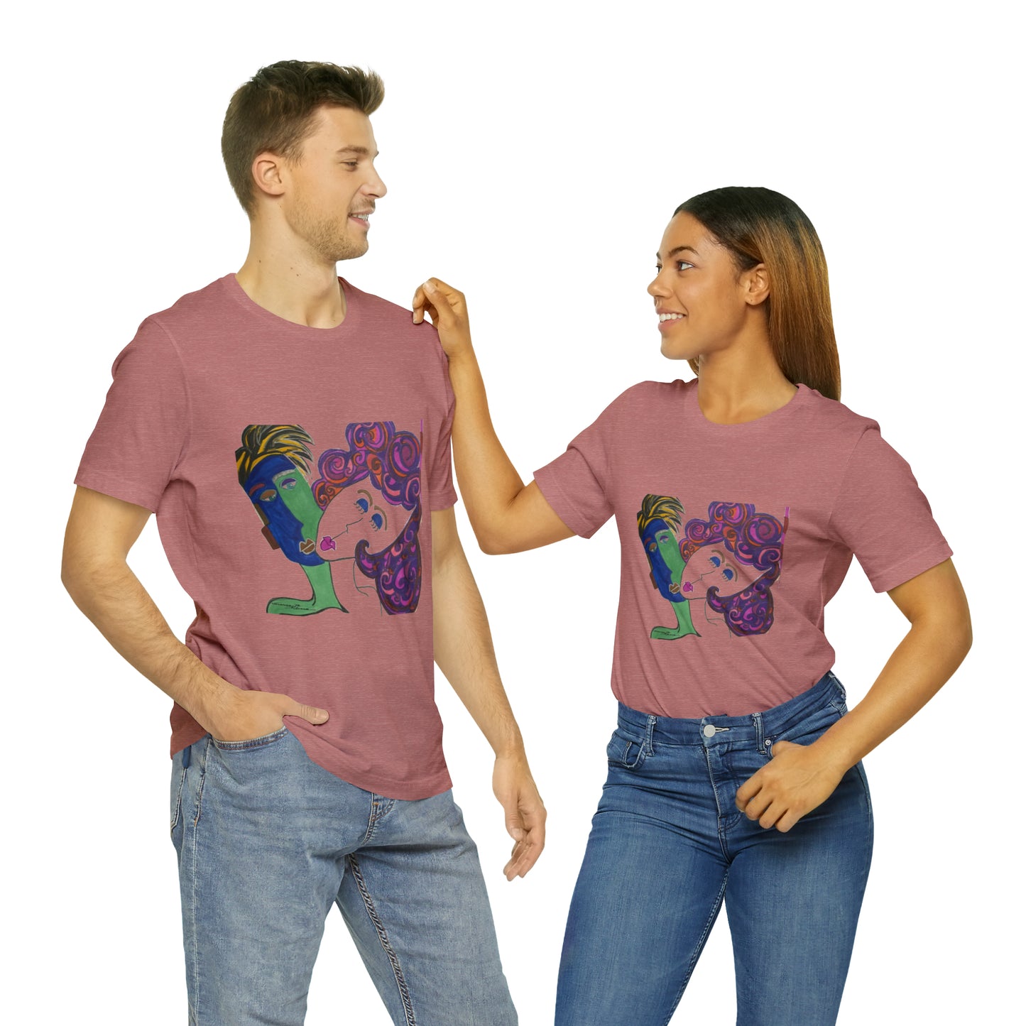 Faces - Unisex Jersey Short Sleeve Tee