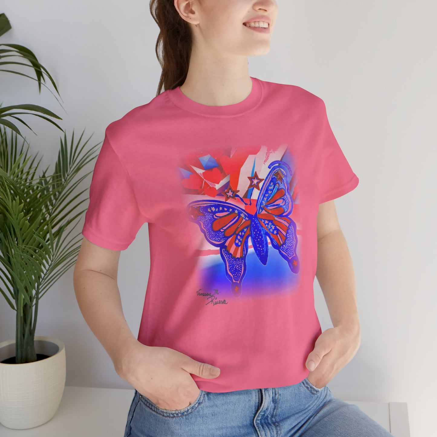 butterfly - Unisex Jersey Short Sleeve Tee