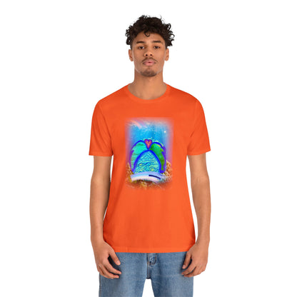 dolphin - Unisex Jersey Short Sleeve Tee