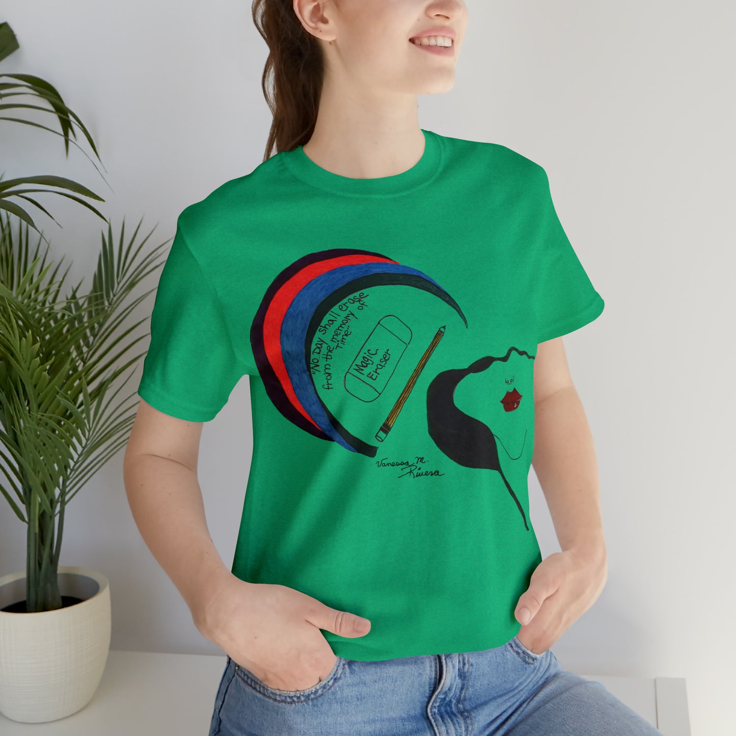 Rainbow Lady - Unisex Jersey Short Sleeve Tee