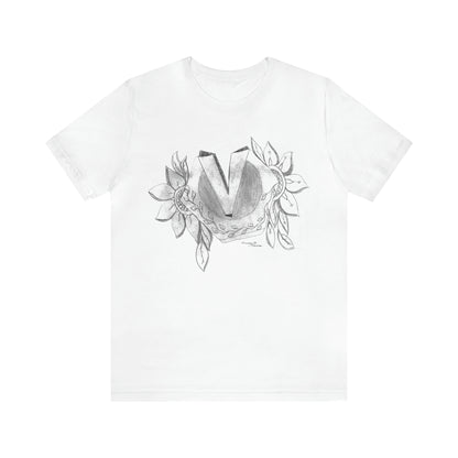 V - Unisex Jersey Short Sleeve Tee