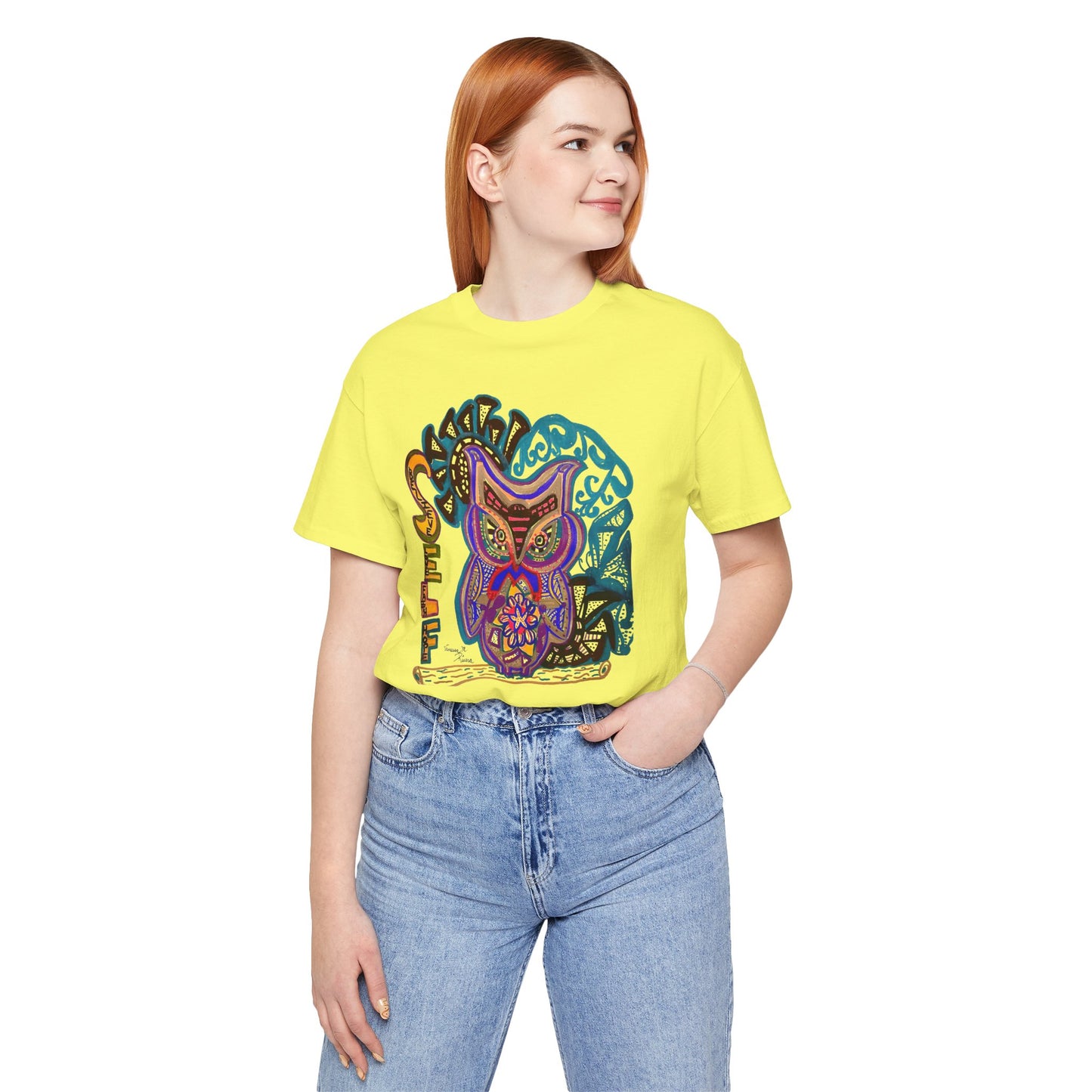 Owl - Unisex Jersey Short Sleeve Tee