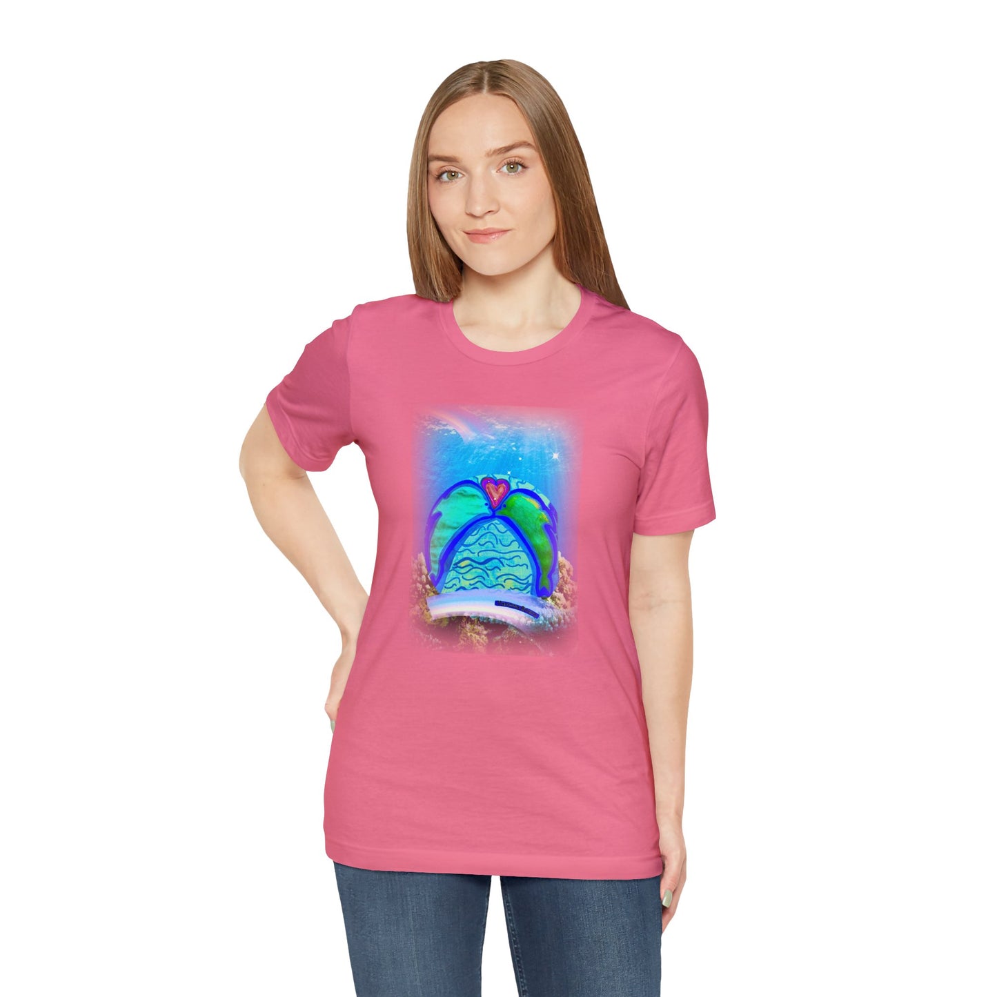 dolphin - Unisex Jersey Short Sleeve Tee