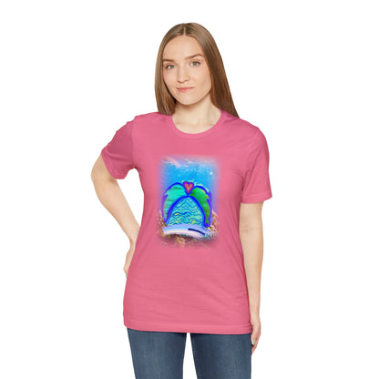 dolphin - Unisex Jersey Short Sleeve Tee