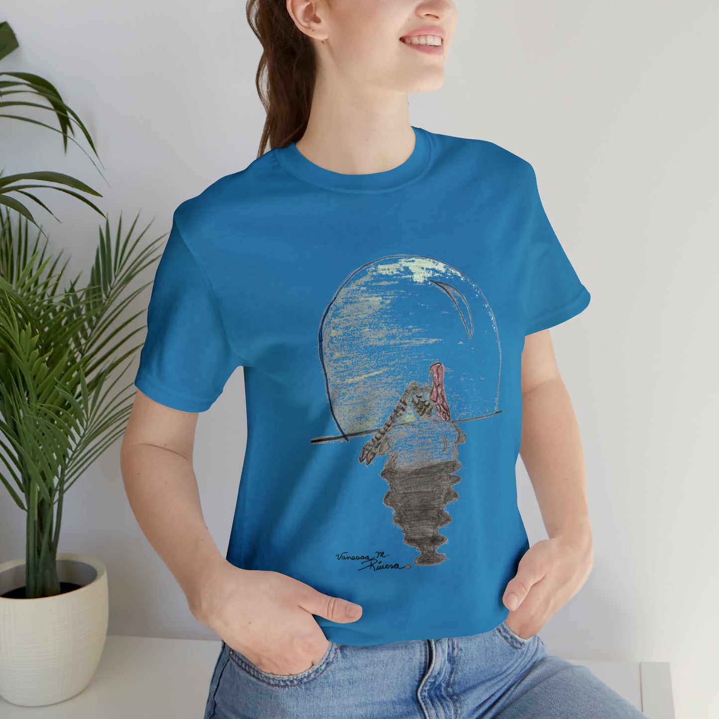 Moon - Unisex Jersey Short Sleeve Tee