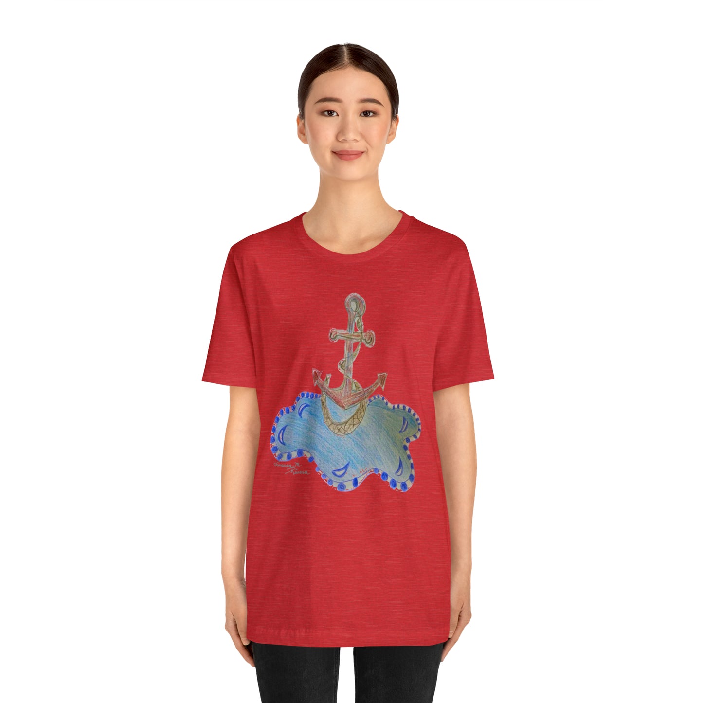 Anchor - Unisex Jersey Short Sleeve Tee