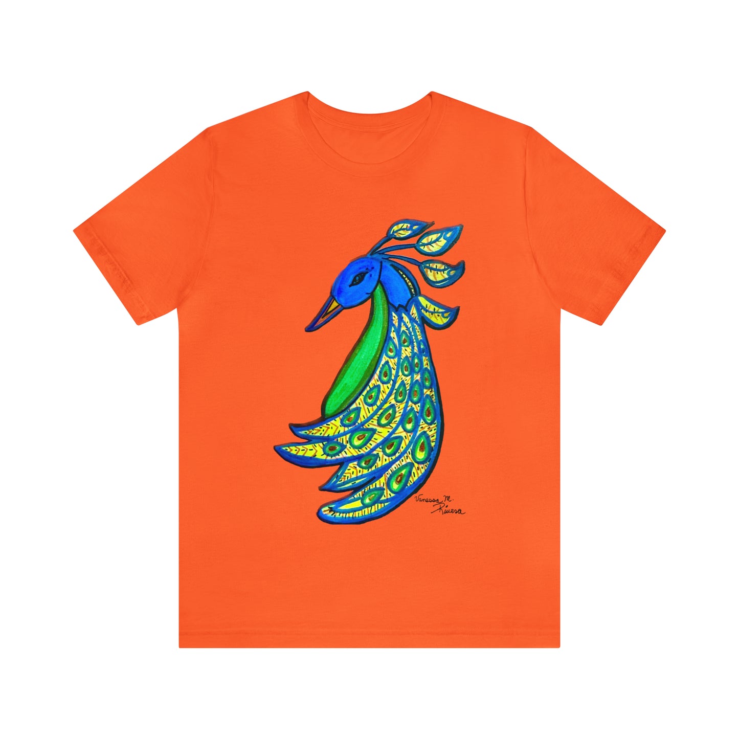 Peacock - Unisex Jersey Short Sleeve Tee