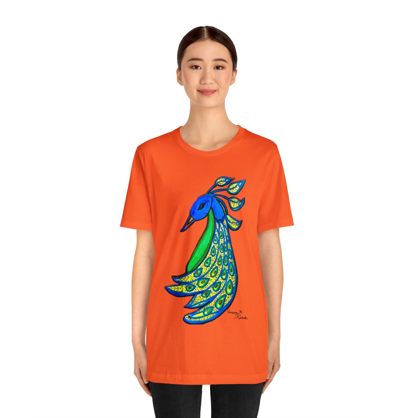 Peacock - Unisex Jersey Short Sleeve Tee