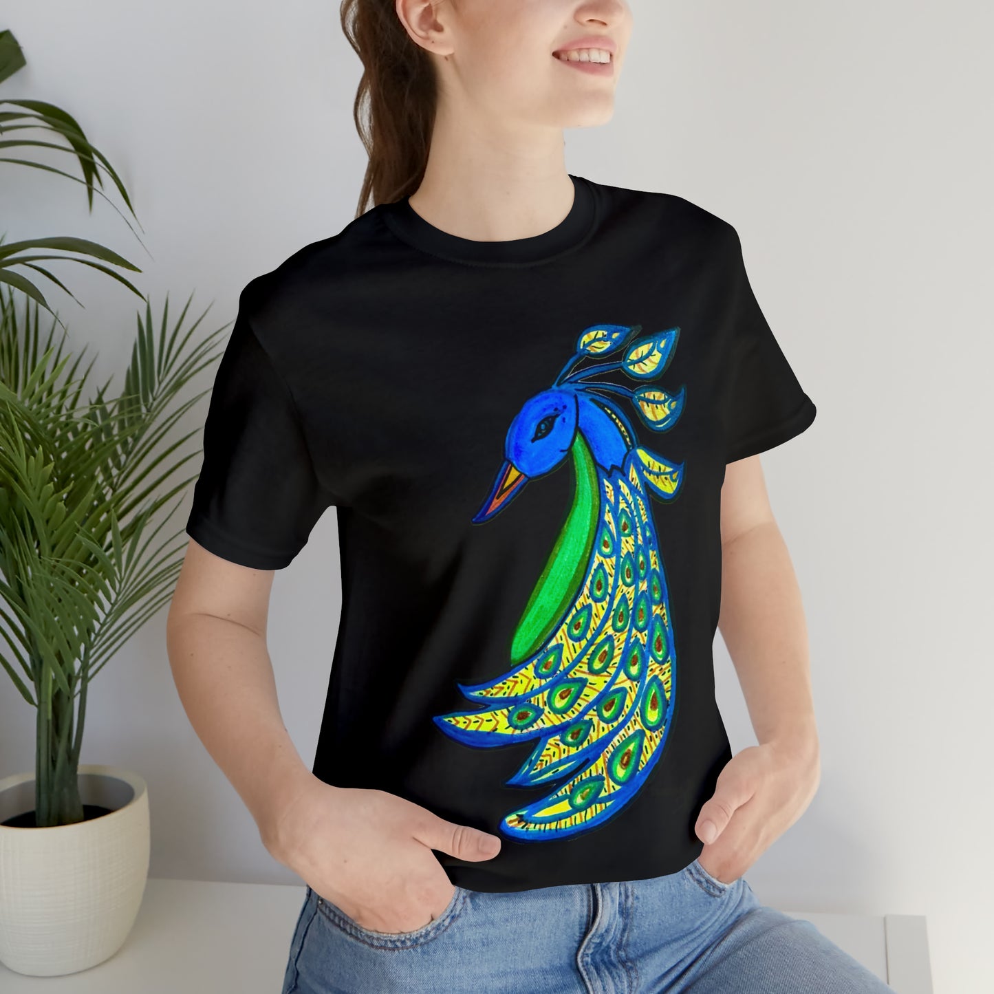 Peacock - Unisex Jersey Short Sleeve Tee