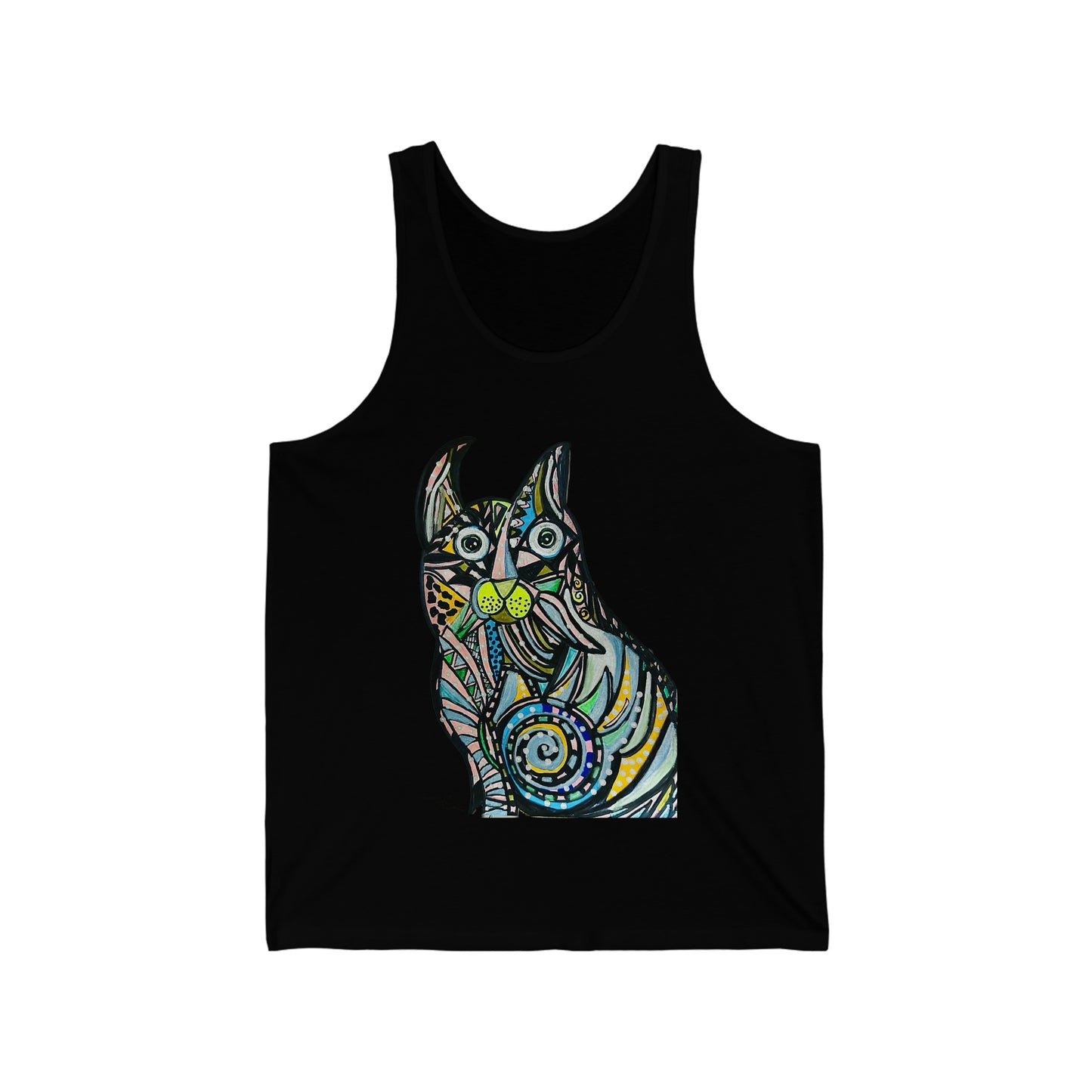 Cat - Unisex Jersey Tank