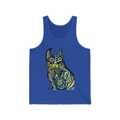 Cat - Unisex Jersey Tank